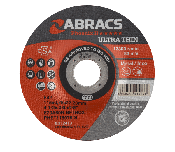 Abracs Phoenix Extra Thin Metal Cutting Disc