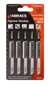 Abracs Wood Cutting Jigsaw Blades Pack of 5