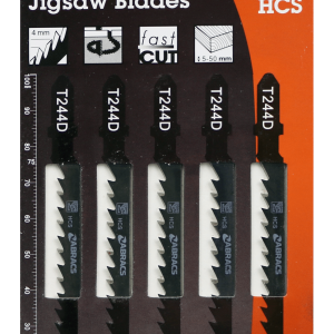 Abracs Wood Cutting Jigsaw Blades Pack of 5