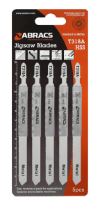 Abracs Metal Cutting Jigsaw Blades Pack of 5