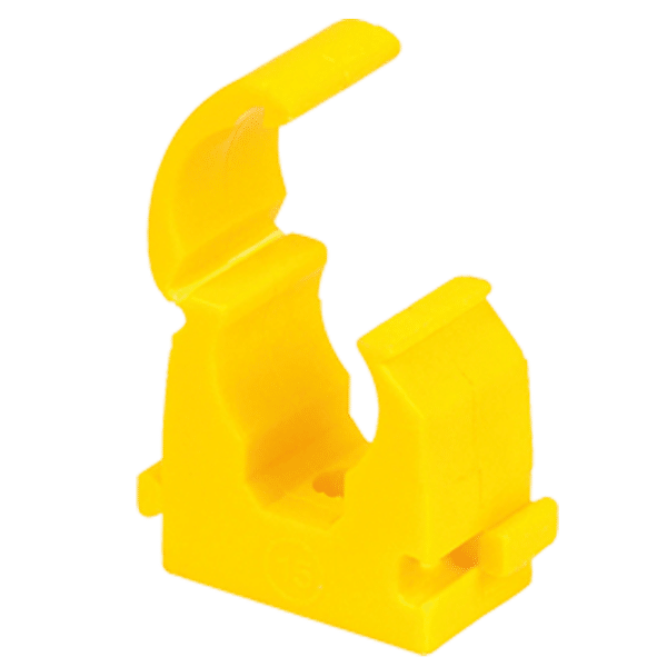 FM Products Yellow Clip Link Single Pipe Clips