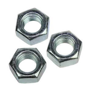 Hexagonal Full Steel Nuts Zinc Plated