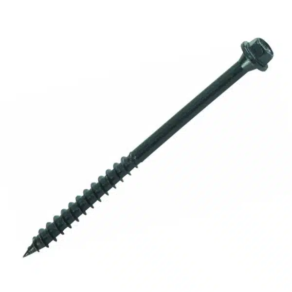 Timberfix Landscape Screws Hex Flange Head Black Coated