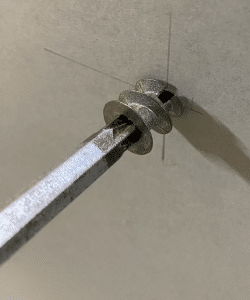 Spiral Speedplug Plasterboard fixing installation