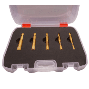 Fm Products Gold Range Wax filled tile drill set