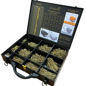 Timberfix 360 High Performance Screws Assorted Metal Case